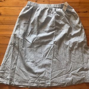 GAP Seersucker midi skirt